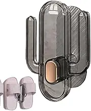 Wall Mounted Slipper Holder, Wall Slipper Hanger | Bathroom Adhesive Wall Shoe Rack Slippers Holder - Ensure a quick drain shoe organizer for the convenience of hotel, washroom showers