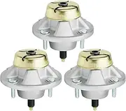 q&p 3 Pieces Spindle Assembly Replaces AM144377 AM135349 AM124498 AM131680 for LT180 LT190 LX280 LX289 X300 X530 X540 Z425 Z465 and The X700 Series