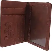 [Ipetboom] Family Passport Holder Travel Passport Holder Id Card Pouch Marble Pattern Pu Leather Compact Lightweight