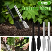 4Pcs Gardening Shovels Set Heavy-Duty Transplanter Trowel Pointed and Flat tyTPe
