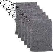 CTIRCHIU 6Pcs Reusable Soap Pouches Foaming Mesh Bags for Soap Storage Skin Sleeves for Body Scrubbing and Bathing for All Ages