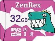 ZenRex 32GB Micro SDXC High Speed 4K UHD Full HD Video Recording C10 U3 A1 Memory Card for Camera Tablet Smartphone