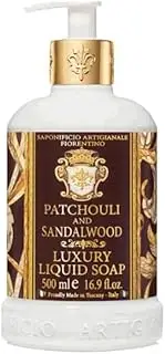 Fiorentino Liquid Soap, Patchouli & Sandalwood, 16.9 fl oz (500 ml)