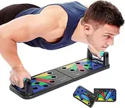 WOYAODONG Push Up Board Fitness Equipment，Push up bar Core Muscle Trainer，Portable Adjustable Pushup Board for Muscle Training for Home Office Workout