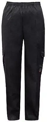 Cargo Chef Pants, Black, L (12 Each)