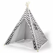 Cotton Canvas Kids Teepee Wigwam Children Pretend Play Tent Indoor Party Gift Bl