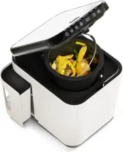Home Zone Living Electric Composter for Kitchen, Helps Turn Food Waste White