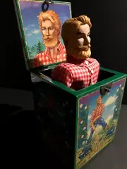 Paul Bunyan Jack-in-the-Box by Enesco Vintage Limited Edition New in Box NIB