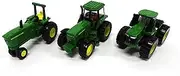 John Deere ERTL Iron Tractor Toy 3-Pack - Includes 9620R, 4020, and 4960 Tractors