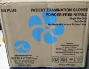 Case of 1000 NS Plus Chemo Examination Nitrile Gloves Medium M Exam Chemotherapy
