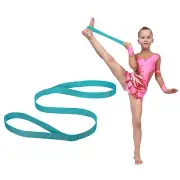 3.3ft Stretch Strap with Loops Cheerleading Stunt Yoga Strap, Blue
