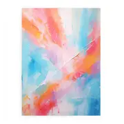 Mix Color Abstract Painting Canvas Print