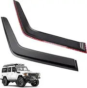 maXpeedingrods Weather Shields for Toyota Landcruiser 70 76 78 79 Series, Weathershields Window Visors Sun Wind Deflectors, 2 Pcs