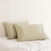 Royal Comfort Pillowcase Set Mulberry Silk Breathable Ultra Soft For Hair and Skin 51 x 76cm In Gift Box (Champagne, Set of 2)