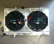 Aluminum Radiator+Shroud+Fan For 2002-2007 Subaru Impreza WRX STI GD GDA GDB (for: Subaru)