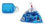 Kevron Key Ring Tags - Blue - Bag of 50 - FREE SHIPPING !!