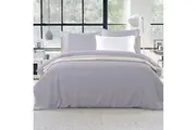 Giselle Bedding Quilt Cover Set Classic Grey Super King