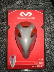 McDavid Men's Adult Gray & Red Flex Cup Model 3020- New