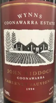 Wynns John Riddoch Cabernet Sauvignon 1994