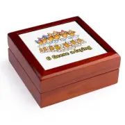 3dRose, Six Geese a-Laying, Jewelry Box