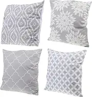 STOBAZA 4pcs Household Pillowcases Creative Breathable Geometric Pattern Pillowslips