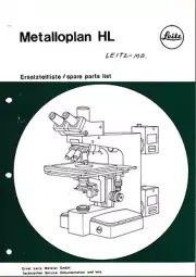 Leitz Metalloplan HL Parts List on CD LO182