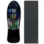 Dogtown Skateboard Deck Eric Dressen Hands 80s Black 10.053" x 30.659" with Grip
