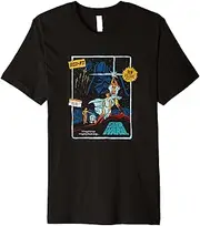 Star Wars Episode Four Luke Skywalker Vintage VHS Cover Premium T-Shirt