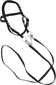BESPORTBLE Nylon Rope Halter for Horses Comfortable Bitless Bridle with Headstall Flat Braided Reins for Equestrian Training Riding Trips Various Horse