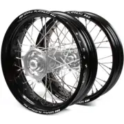 Talon/SM Pro Platinum KTM/Husqvarna/GAS GAS 03-23 Black/Silver Non Cushed Motard