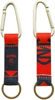 AFL Carabiner Key Ring - Melbourne Demons - Keyring - Clip and Ring