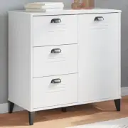 Sideboard VIKEN White 80x40x80 cm Engineered Wood Modern Storage Furniture 74938