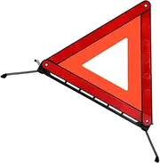 Hohopeti Warning Triangle Semi Truck Accessory Car Roadside Safety Early Warning Sturdy Easy to Store