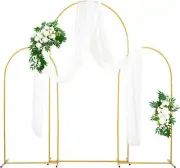 Free Standing 3X Wedding Arch Frame Backdrop Stand Birthday Party Balloon Props