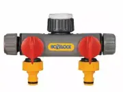 Hozelock 2-Way Tap Connector 1/2 - 1in BSP