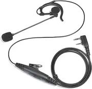 [HYSHIKRA] UV5R G-Shape Headset with Mic 2 pin, Walkie-Talkie Earpiece for Baofeng BF-888S UV82 for Retevis RT22 RT27 RT15 RT19 Kenwood Two Way Radio