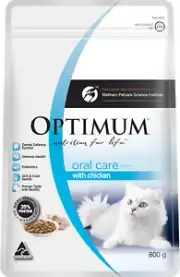 Oral Care 1+ Years with Chicken Dry Cat Food Bag 800G (Pack of 6)