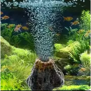 Volcano Decor Air Bubbler M(FL1) For Fish Shrimp Snail Tank Aquarium