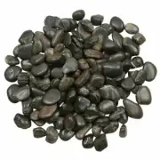 Tuscan Path 15-20mm 10kg Polished Black Pebbles
