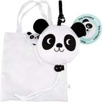 在飛比找momo購物網優惠-【Rex LONDON】束口購物袋 熊貓(購物袋 環保袋 摺