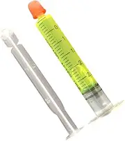 MUELODSIC Air Conditioning Leak Detector Dye Set 2.5ml Each 100 Packets Fluorescent Leak Discovery Dye for