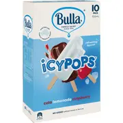 Bulla Icy Pops Lemonade Raspberry & Cola 10 pack