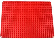 Non-Stick Silicone Baking Mat, Tray Oven Pan Liner, Pyramid Mould Sheet, 39.5x27.5cm, Heat Resistant and Reusable