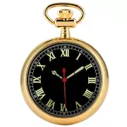 Luminous Arabic Numerals Display Mechanical Hand Winding Pocket Watch Pendant