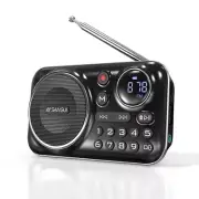 1X( FM Radio Bluetooth 5.0 Speaker Radio for the Elderly HiFi TF/USB MP32112