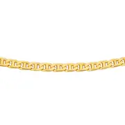 9ct Gold 50cm Solid Marine Chain