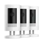 3 Pack Ring Stick Up Cam 3rd Gen Home Security Camera with Battery Wire Free