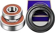Compatible for Hisense Rongshida Drum Washing Machine Water Seal（40 * 65 * 10）+Bearings 2 PCs（6206 6304） Oil Seal Sealing Ring Parts