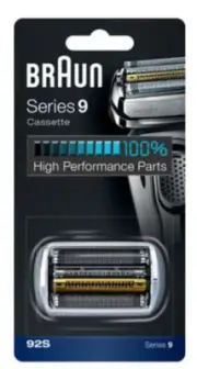Braun 92S Series 9 Cassette Sliver Shavers 9242s 9260s 9280cc 9290cc 5791 5790