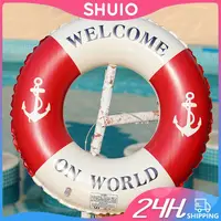在飛比找蝦皮購物優惠-Shuio 充氣游泳圈成人和兒童安全游泳圈配件